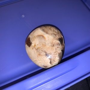 Chocolate Calcite Palm Stone